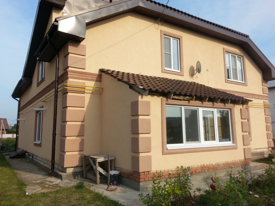 Мокрый фасад