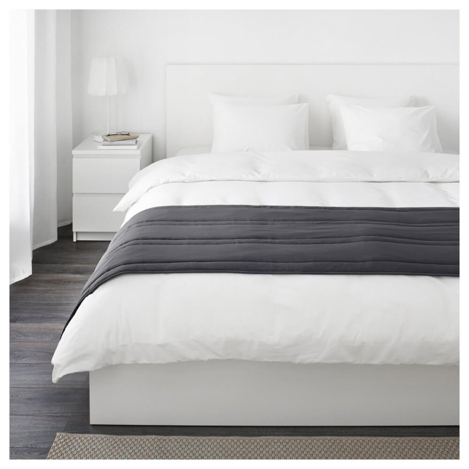 Кровать ikea серая