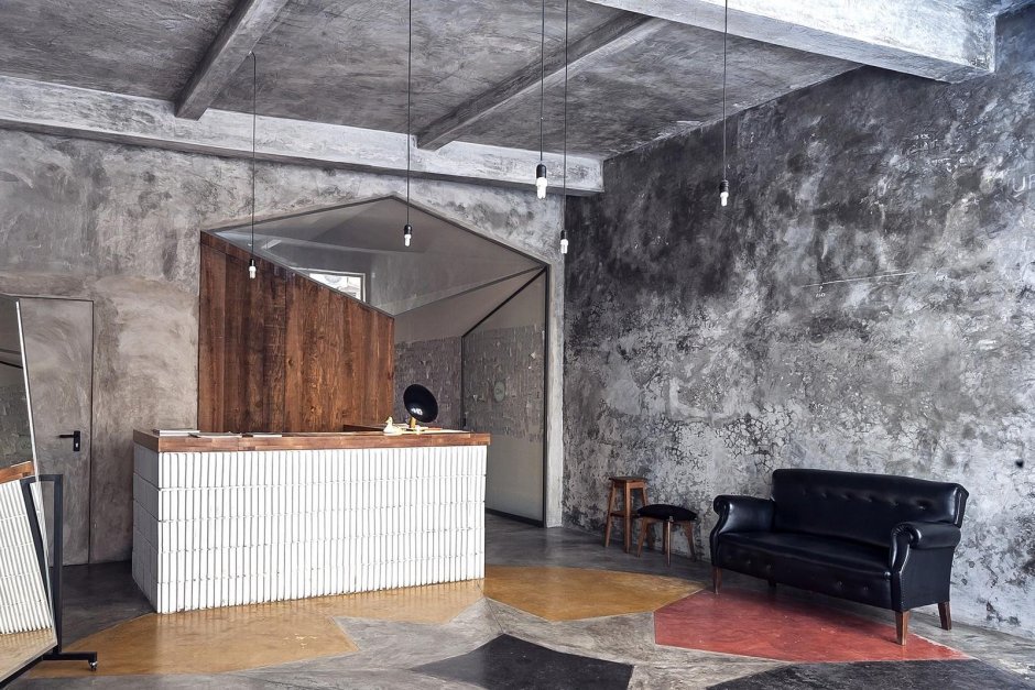 Венецианская штукатурка в стиле лофт