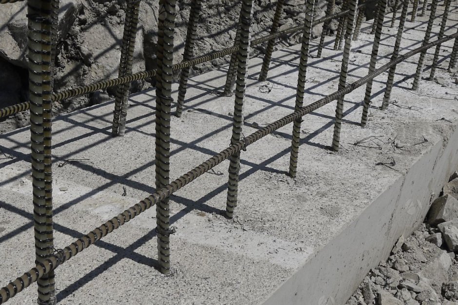 Армирование арматуры подпорной стены