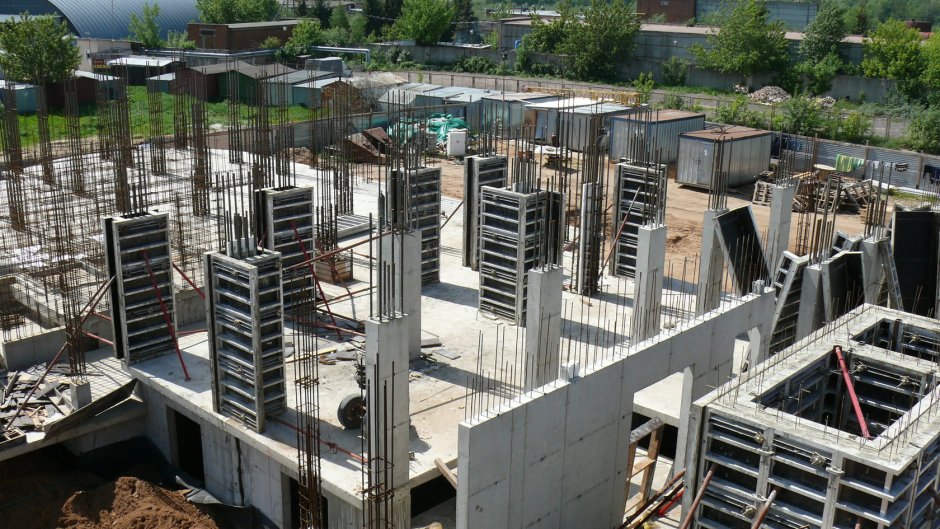 Здания из монолитного железобетона