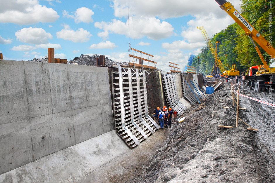 Противооползневые сооружения подпорные сооружение