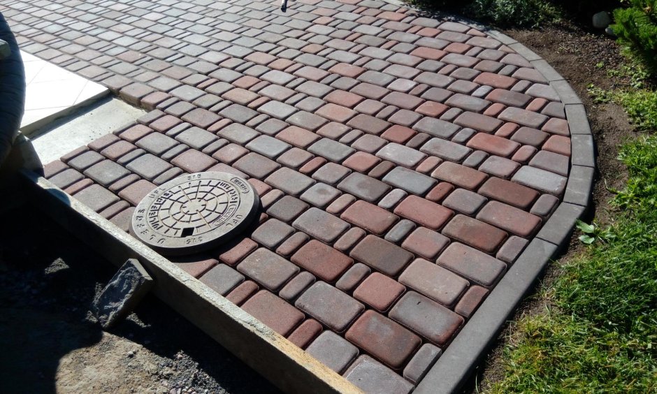 Тротуарная плитка Браер мозаика