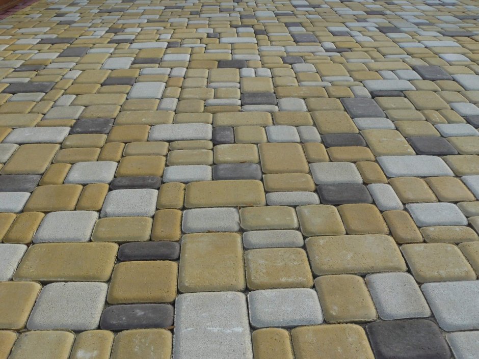 Укладка плитки старый город