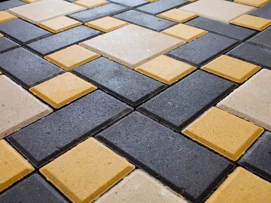 Тротуарная плитка старый город "Веймар", Color Mix "Прайд",