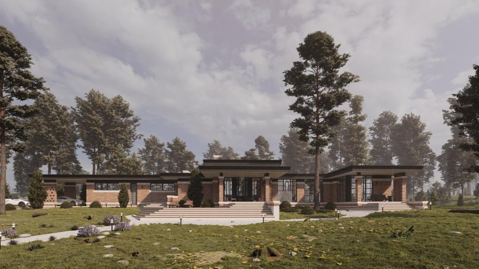 Проекты Райта 300м2 Ротенштейн