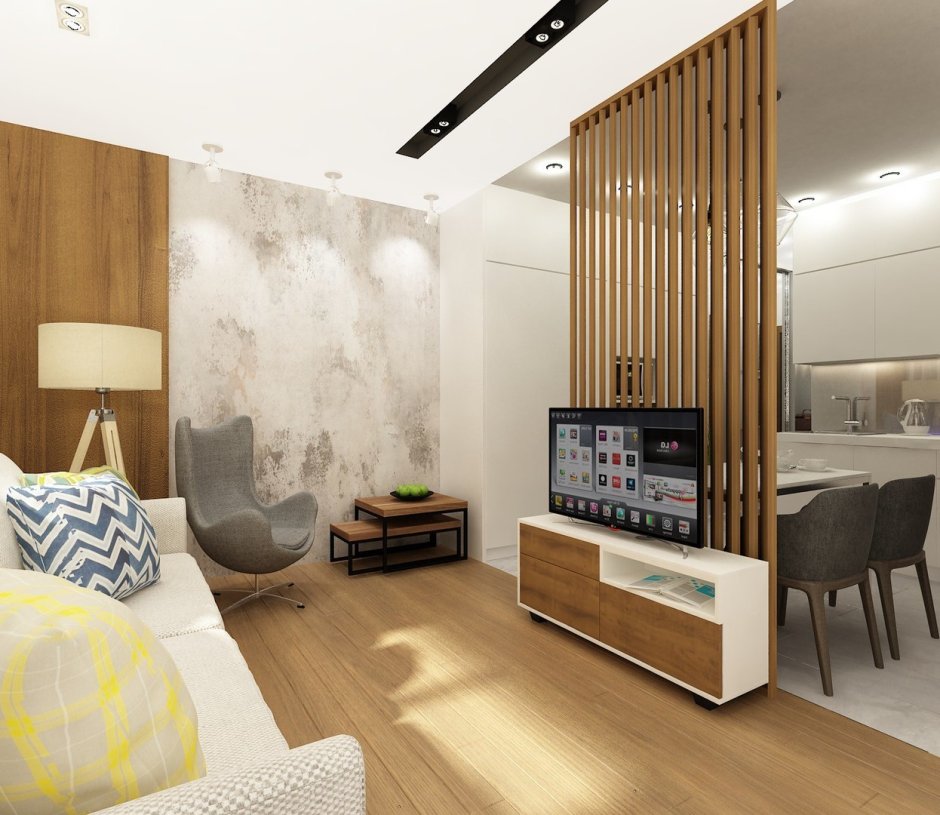 Маленькая кухня-гостиная