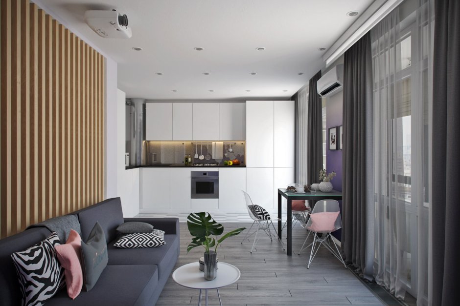 Квартира студия 45 квадратов