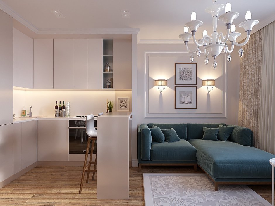Варианты интерьера квартиры студии