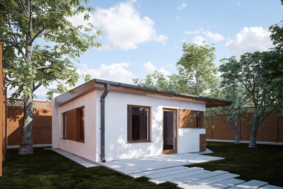 Мини домик одноэтажный