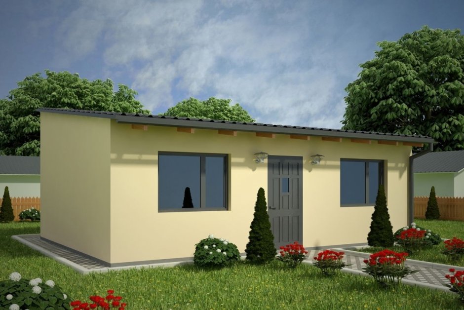 Сарай из пеноблоков 6х4 проект