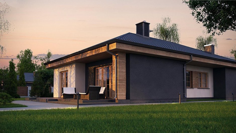 Одноэтажный коттедж «Лури