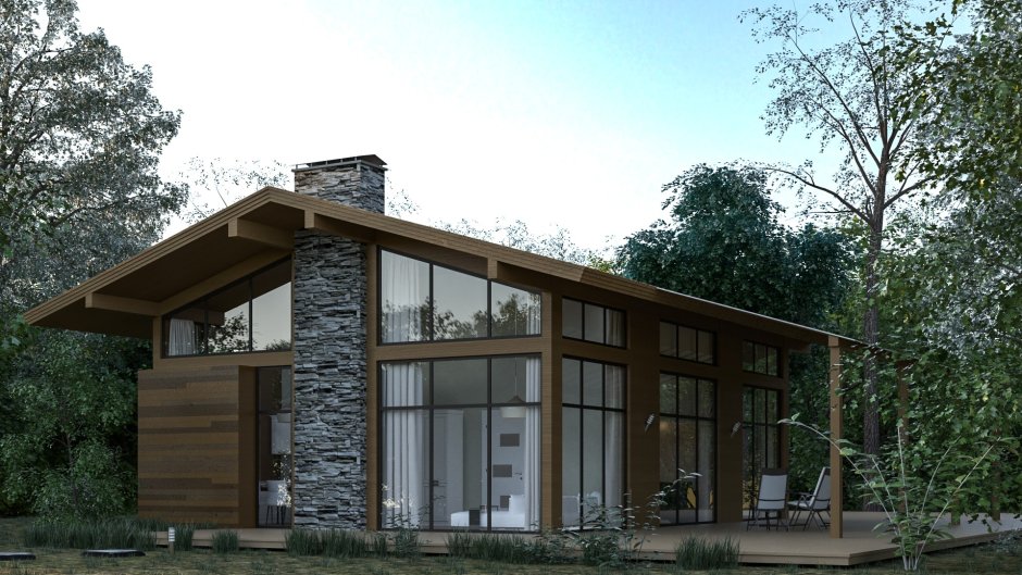 Фахверк газобетон