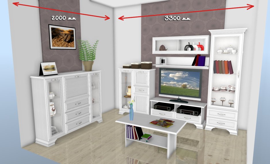 Гостиная Тиффани вудлайн