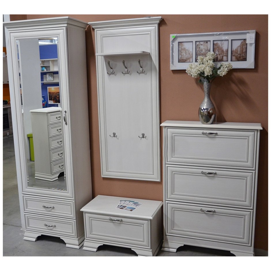 Гостиная Кентаки белый БРВ