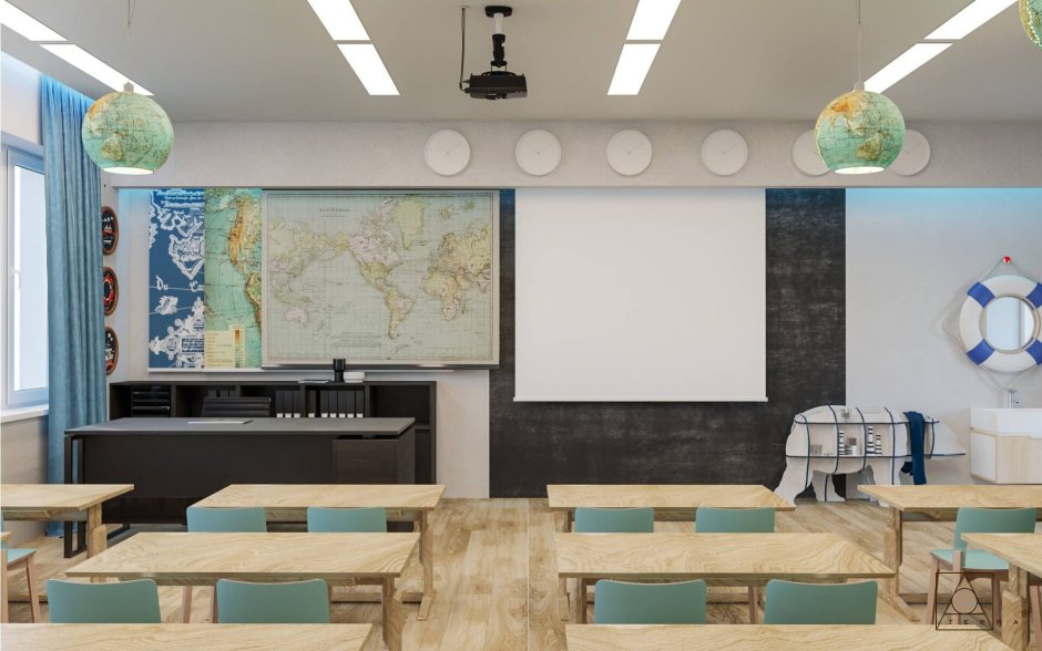 Современный кабинет географии