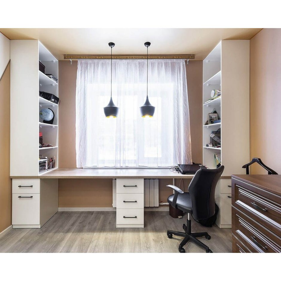 Рабочая зона для двоих школьников