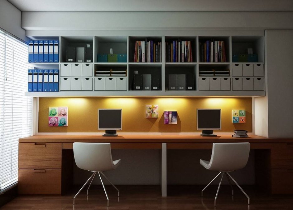 Письменный стол для двух школьников