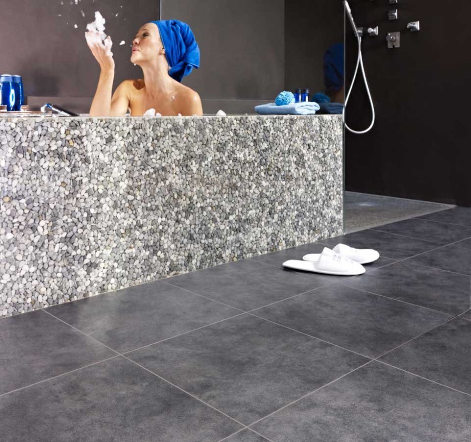 Виниловая плитка для ванной