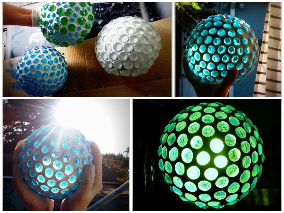 Светильник из Марблс