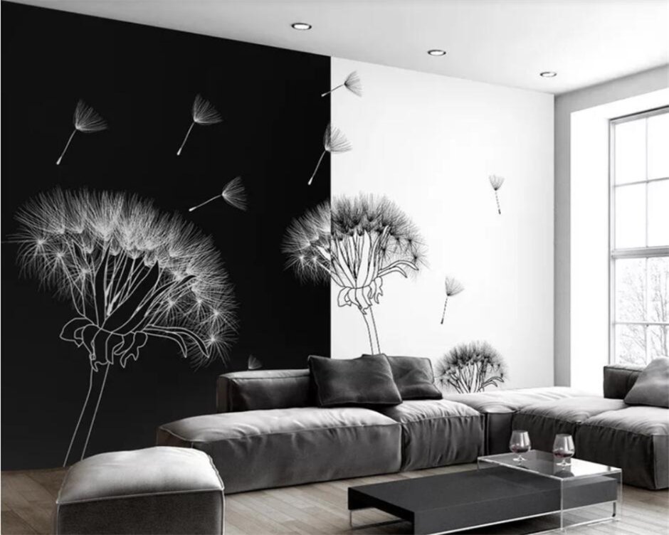 Фреска одуванчики