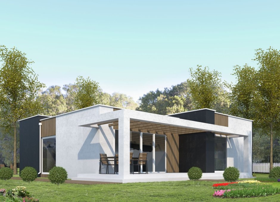 Барнхаус из СИП панелей проекты