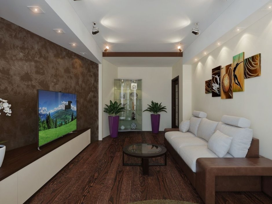 Зонирование спальня гостиная 20 кв.м