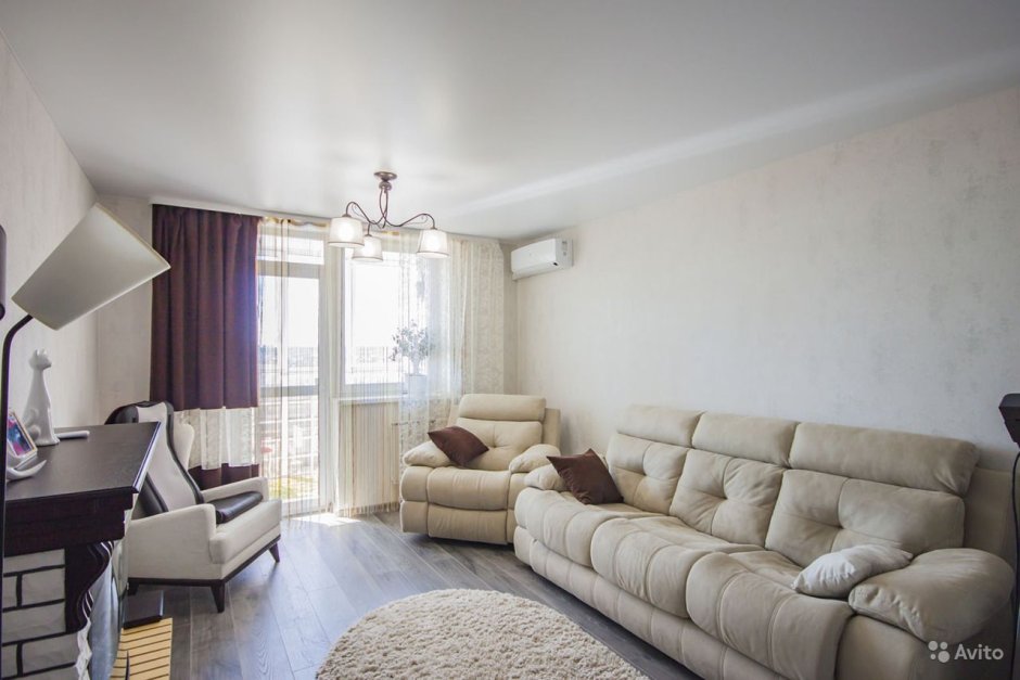 Спальня гостиная 18м2 экостиль