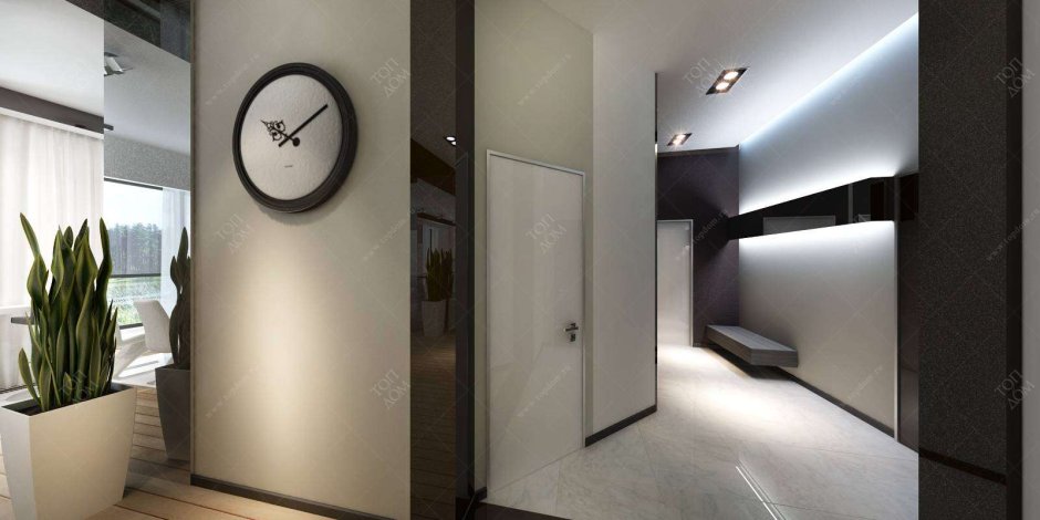 Прихожая в футуристическом стиле