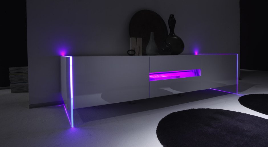 ТВ тумба с подсветкой