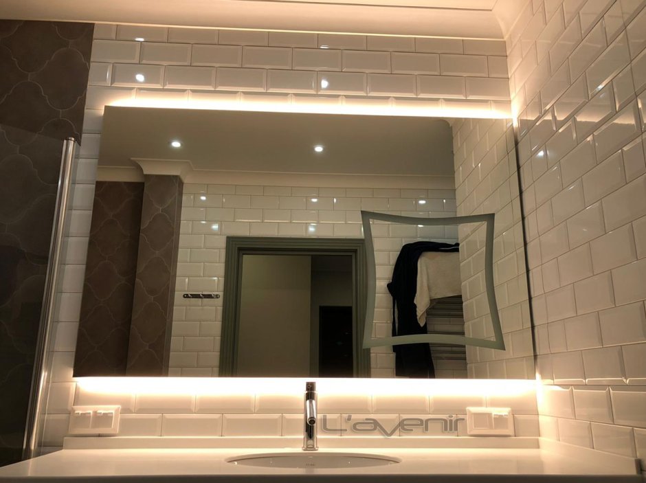 Зеркало Diana led 455х1350 с сенсором злп497