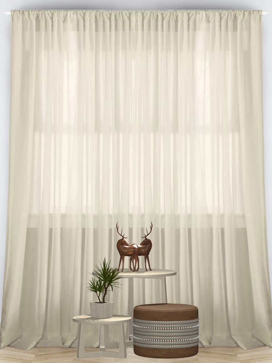 Шторы Аморе Мио молочные