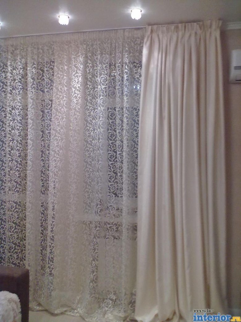 Тюль "вуаль" шампань 300*270