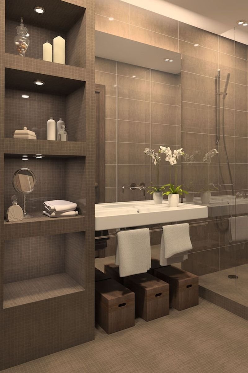 Дизайнерские решения ванных комнат