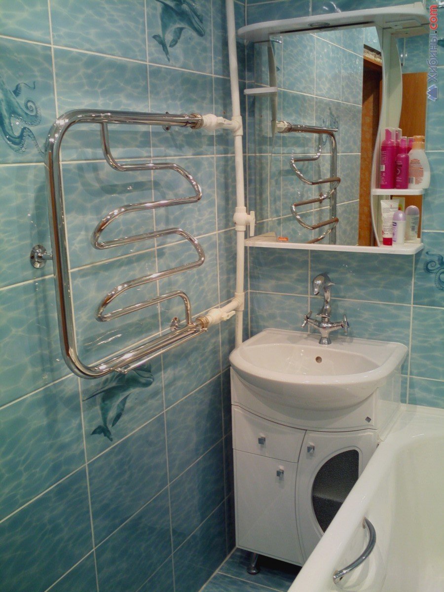 Полотенцесушитель тера Богема с полкой