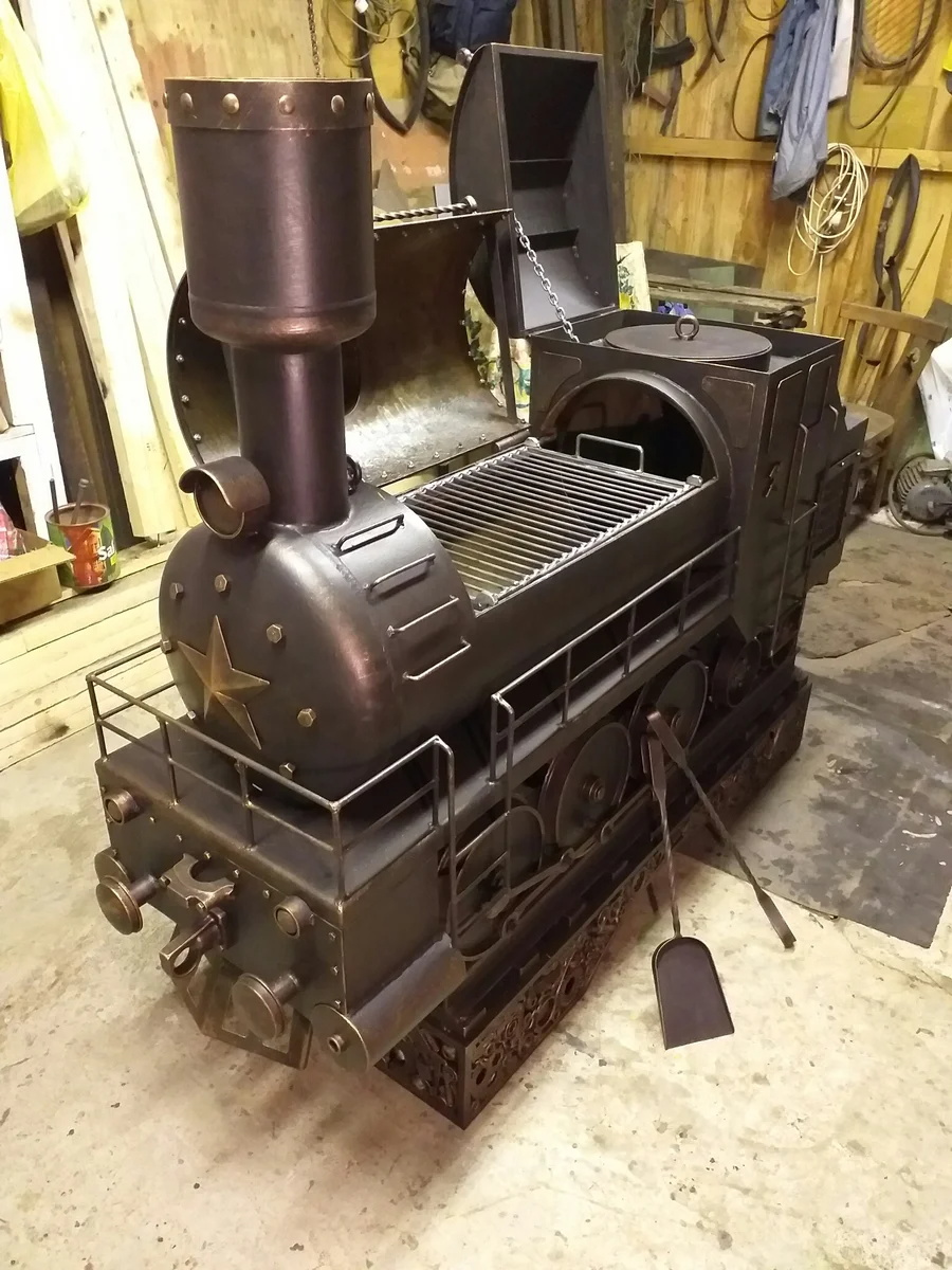 Мангал паровоз Иркутск ик19