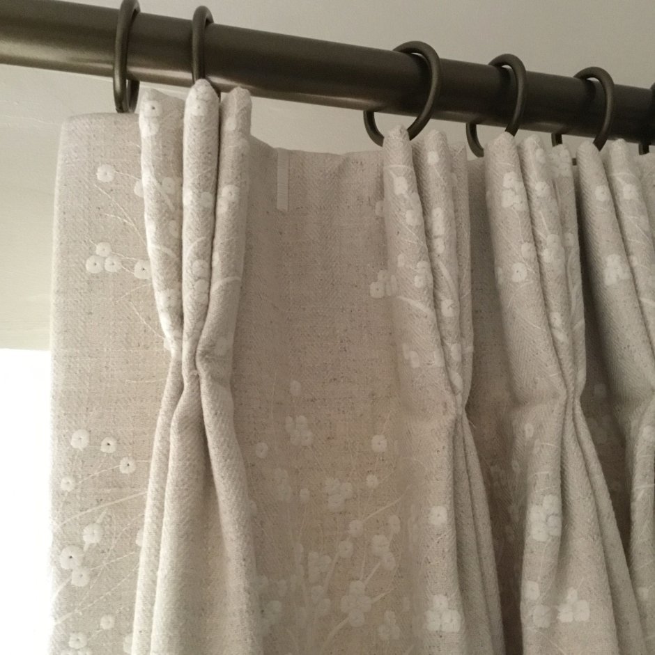 Ручная складка на шторах