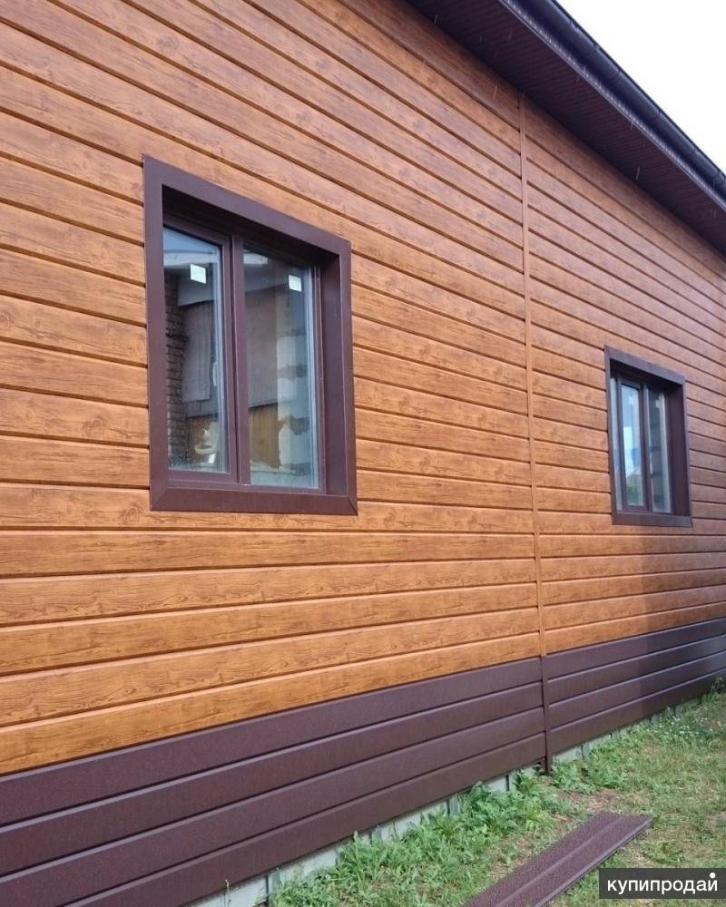 Металлосайдинг кедр