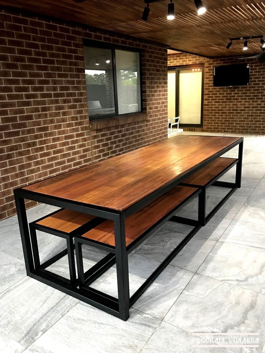 Мебель лофт лавочка