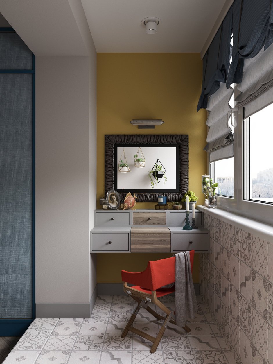 Объединение балкона с лоджией