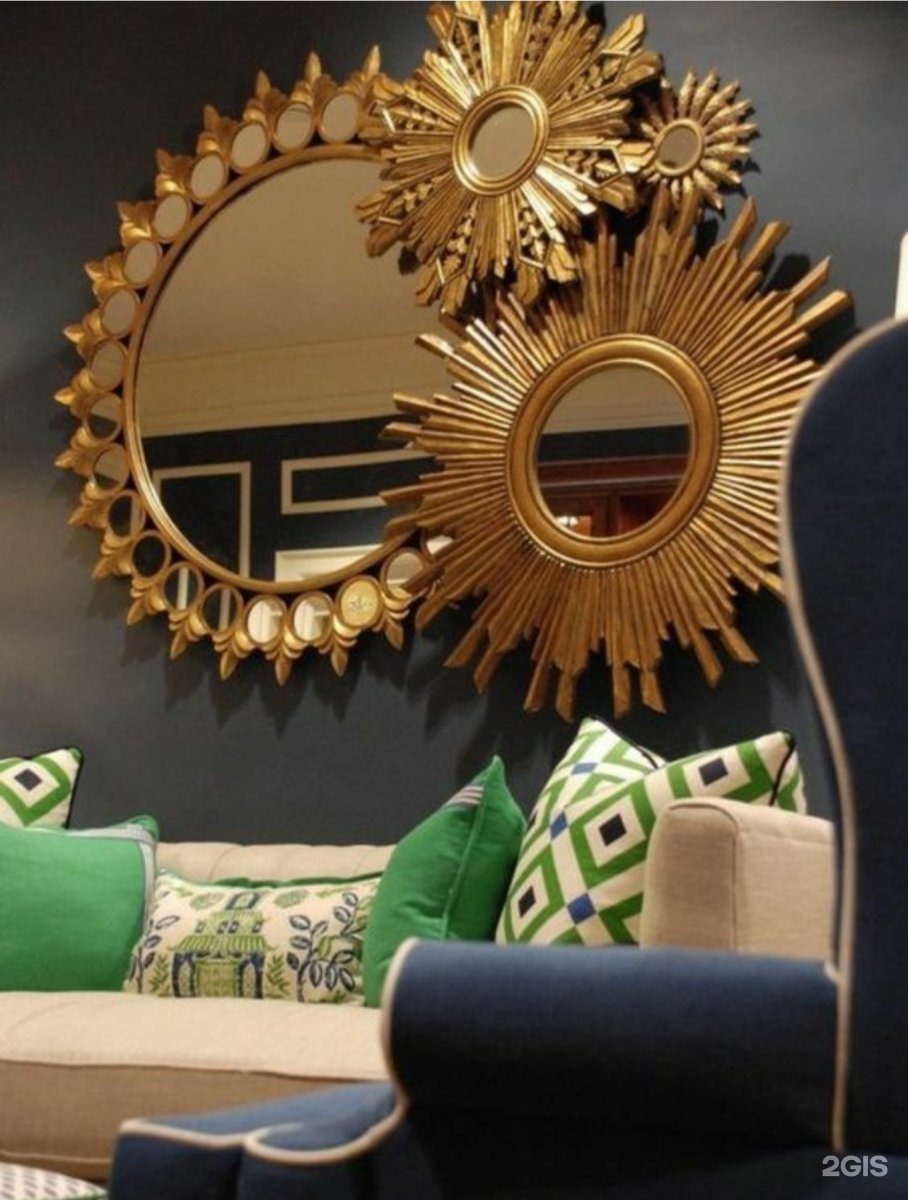 Зеркало из HM Home в ванной