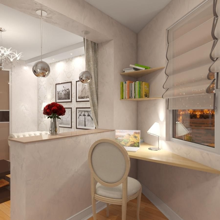 Интерьер балкона п44т