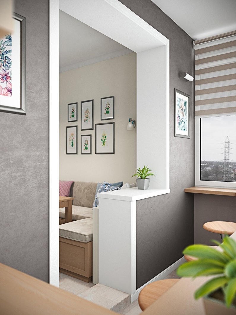 Однокомнатная квартира с лоджией