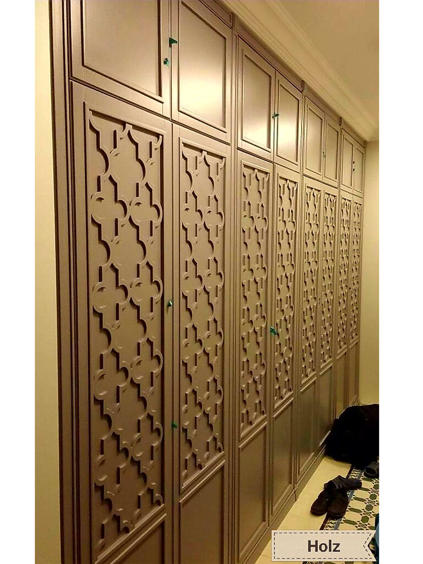 Шкафы с фрезерованными фасадами