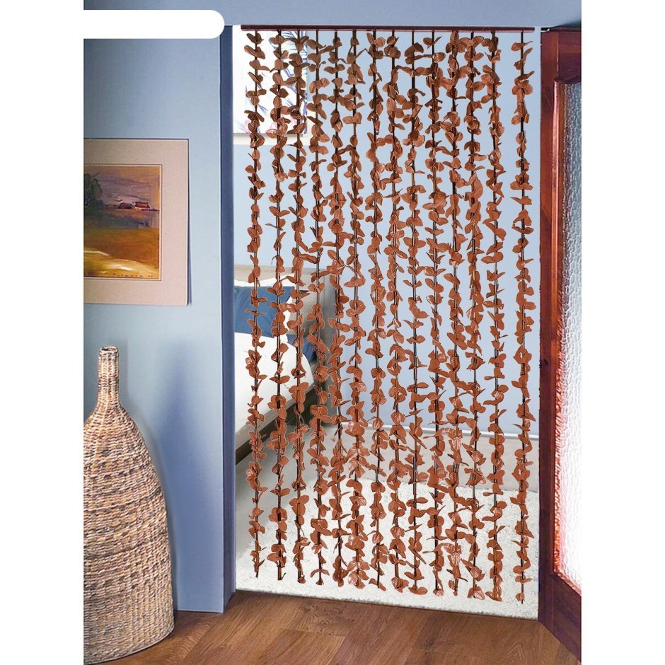 Декоративная штора намлверной проем