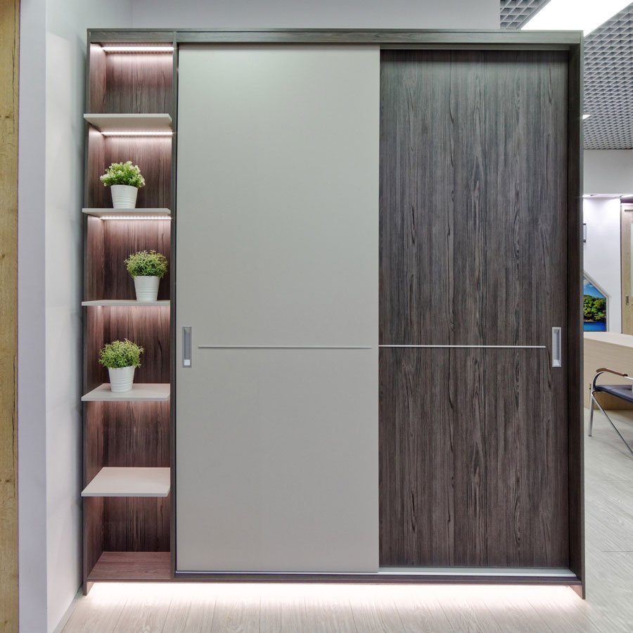 Шкаф Эггер кашемир серый