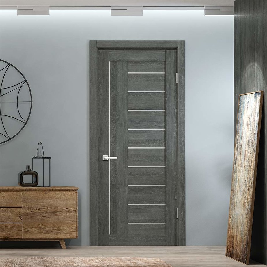 Дверь Деканто серый бархат