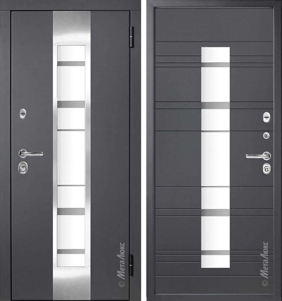 Графитовый шкаф в прихожую