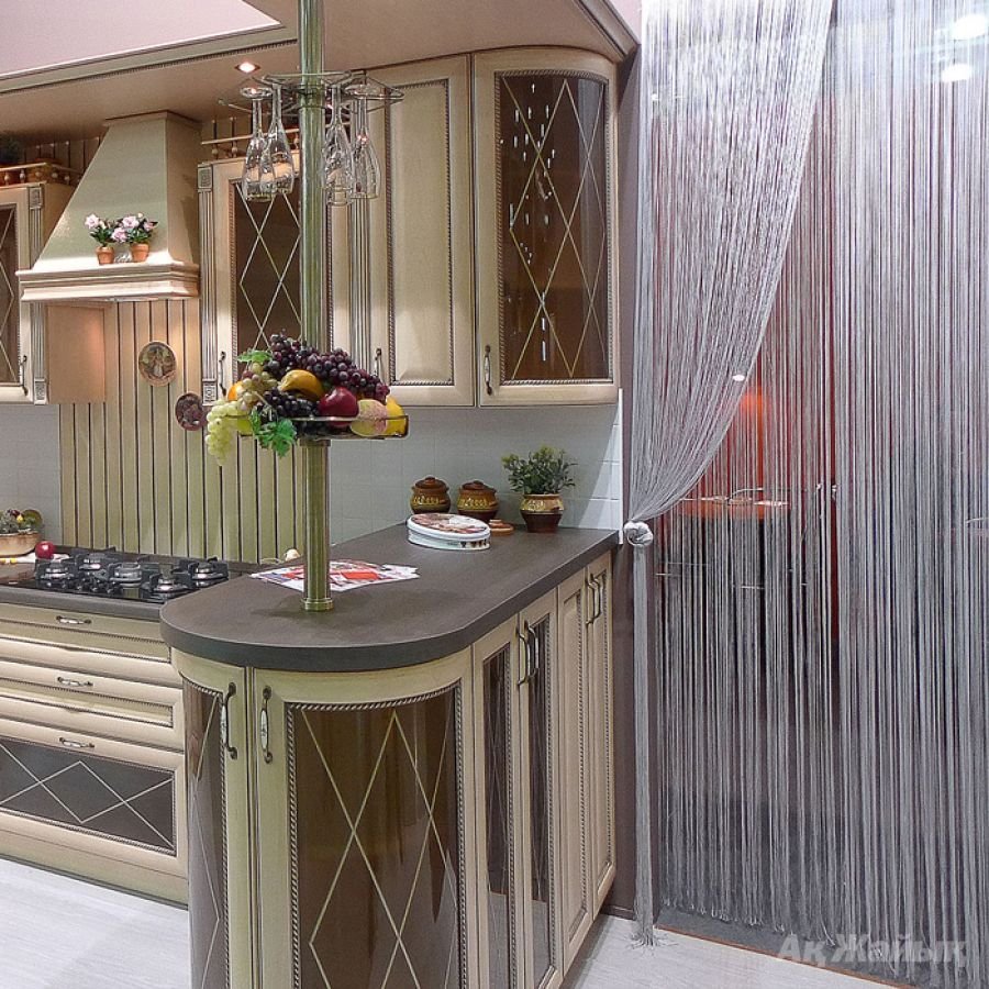 Шторы нити на кухню