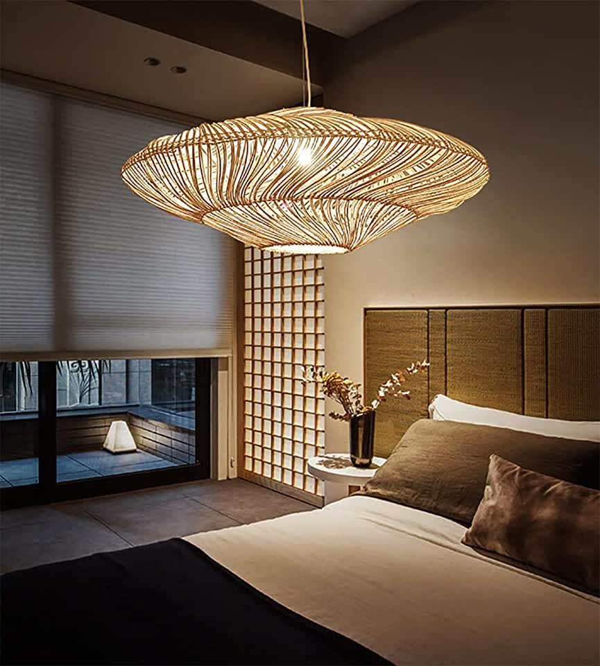 Плетеные светильники